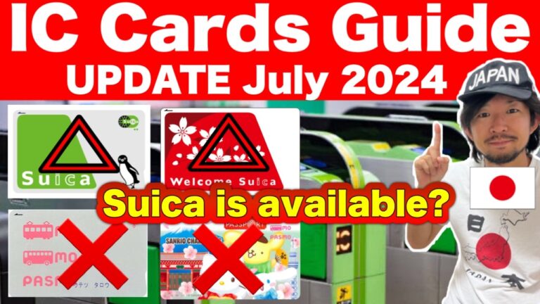 [SUICA / PASMO] How to get IC Card in Japan July 2024 Updates | Which IC Card is the Best?