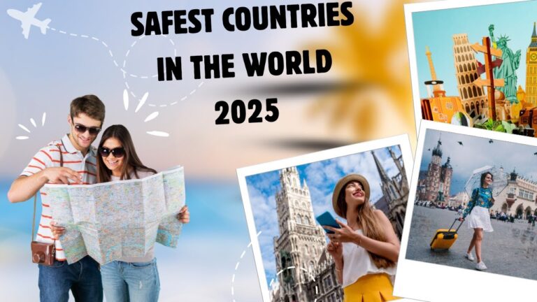 Peaceful Travels: 10 Safest Countries to Visit in 2025